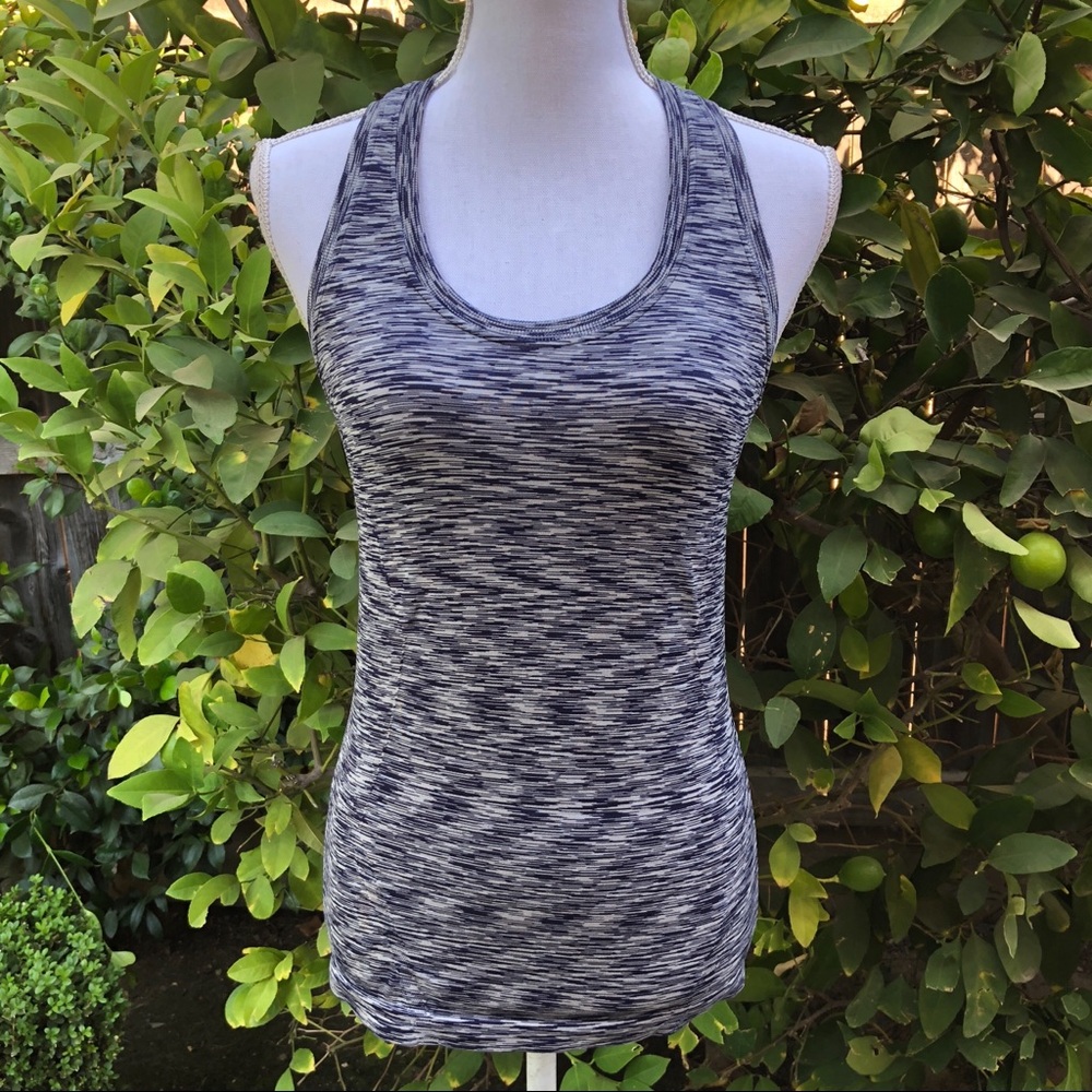 New Balance Athletic Navy knit Racer Back tank S